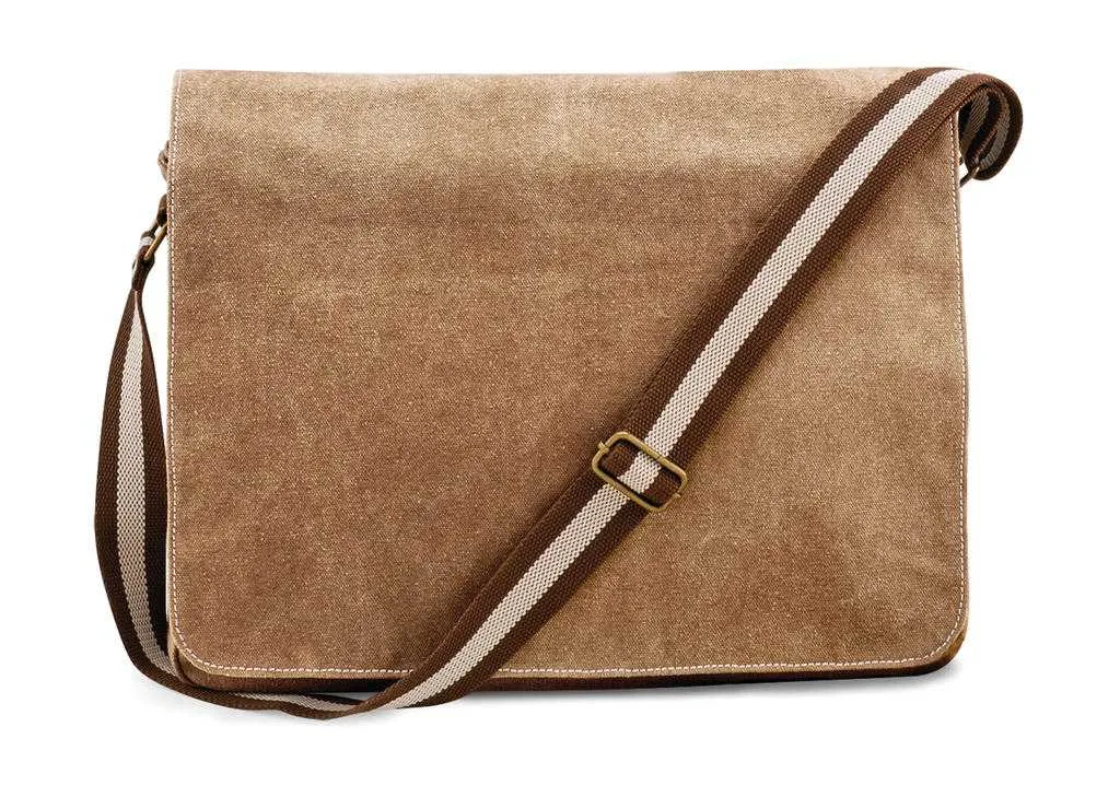 Schoudertas Vintage Canvas Quadra QD610 productfoto