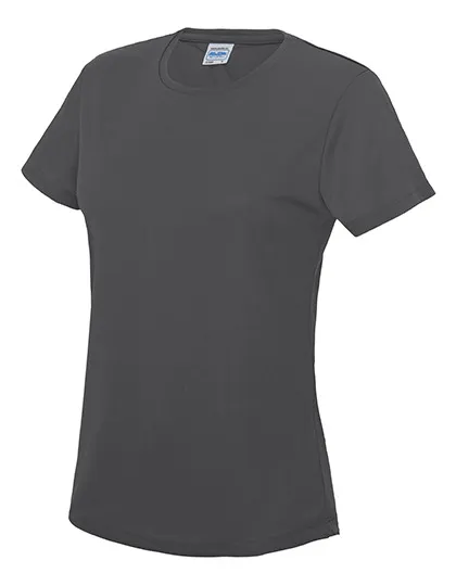 Dames Sportshirt AWDis JC005 in Dames Sportshirt AWDis JC005 - Charcoal