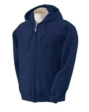 Hoodie Heavy Blend Adult Full Zip Gildan 18600 productfoto