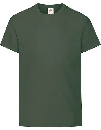 Goedkope Kinder T-shirt Fruit Of the Loom 61-019-0 in Goedkope Kinder T-shirt Fruit Of the Loom 61-019-0 - Bottle Green