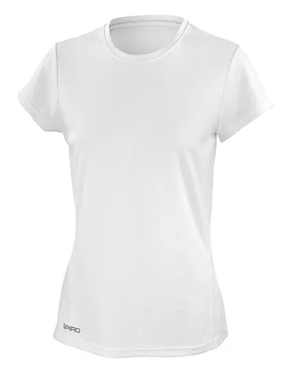 Dames Sportshirt Spiro S253F in Dames Sportshirt Spiro S253F - White