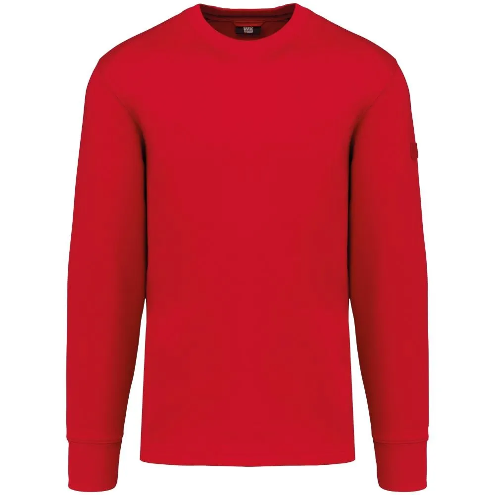 Werktrui WK Sweater met ingezette mouwen in Rood