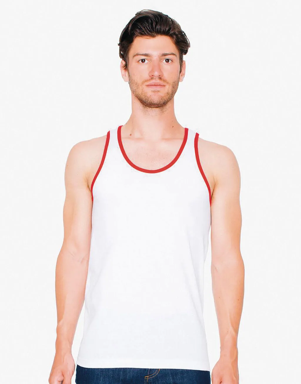 Heren Tanktop American Apparel Fine Jersey 2408W productfoto