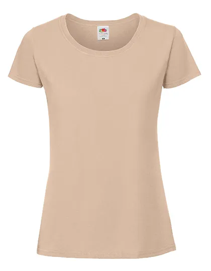 Dames T-shirt Fruit of the Loom Ringspun 61-424-0 in Dames T-shirt Fruit of the Loom Ringspun 61-424-0 - Desert Sand