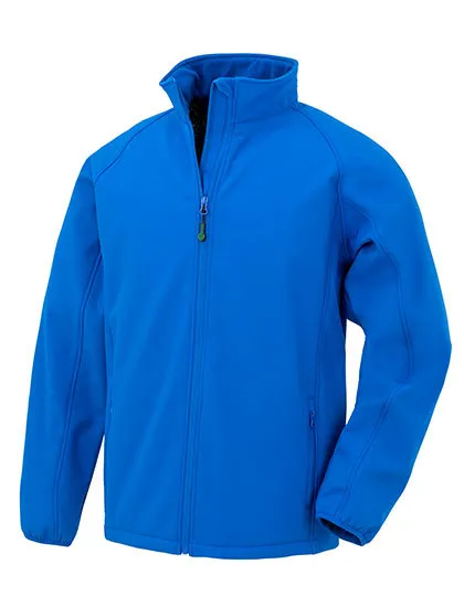 Heren Softshell Jas Result Recycled R901M in Heren Softshell Jas Result Recycled R901M royal