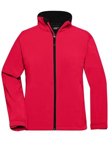 Dames Softshell Jas Daiber JN137 in Dames Softshell Jas Daiber JN137 Rood