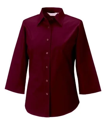 Dames blouse Russell R-946F-0 3/4 mouw in Dames blouse 3-4 mouw Russell 946F port