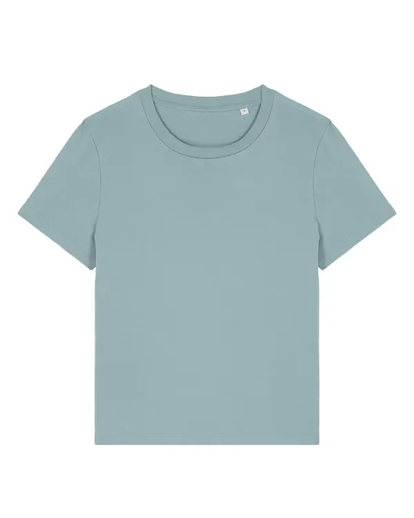 Dames T-shirt Stanley Stella Muser Iconic STTW172 in Dames T-shirt Stanley Stella Muser Iconic STTW172 - Pebble Blue
