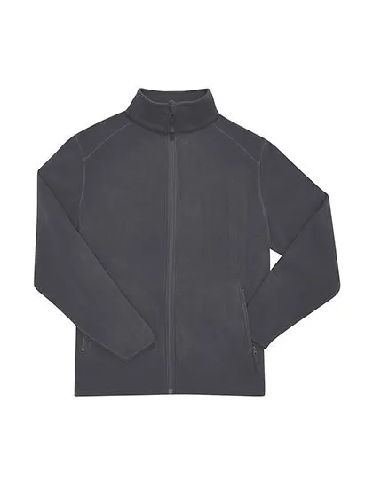 Heren Fleece Vest B&C FG001 in Heren Fleece Vest B&C FG001 Dark Grey