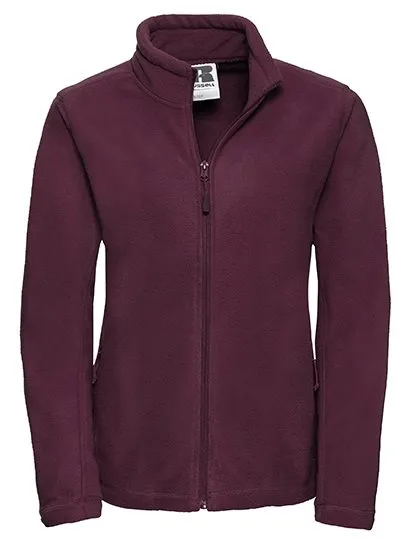 Dames Fleece Vest Russell R-870F-0 in Dames Fleece Vest Russell R-870F-0 Burgundy