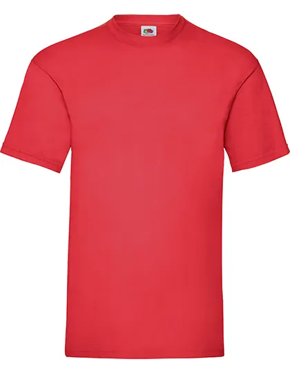 T-shirts Fruit of the Loom Value weight 61-036-0 in T-shirts Fruit of the Loom Value weight 61-036-0 - Red