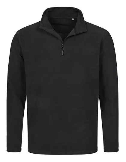 Heren Fleece Sweater Stedman ST5020 in Black Opal