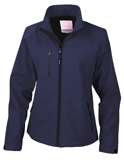 Dames Softshell Jas Result R128F in Dames Softshell Jas Result R128F navy