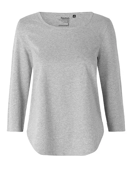 Dames T-Shirt Neutral Three Quarter Sleeve productfoto