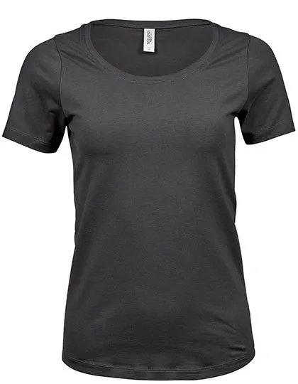 Dames T-shirt Tee Jays Stretch 450 in Dames T-shirt Tee Jays Stretch 450 - Dark Grey
