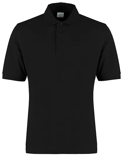 Heren Poloshirt Kustom Kit Classic KK460  in Heren Poloshirt Kustom Kit Classic KK460  Black