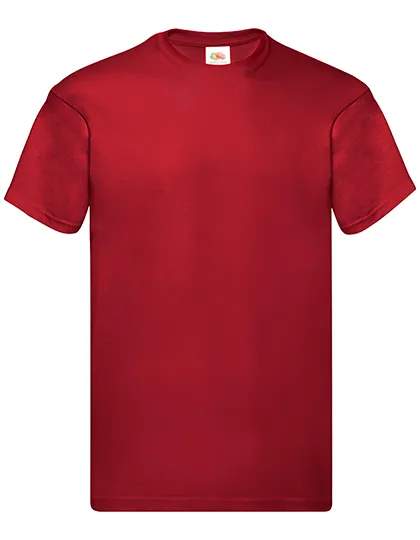 T-shirts Fruit of the Loom Full Cut 61-082-0 in T-shirts Fruit of the Loom Full Cut 61-082-0 - Brick Red