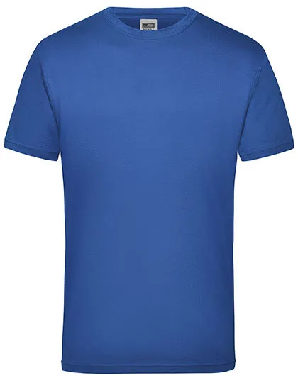 Heren T-shirt James & Nicholson Workwear-T JN800 in Royal