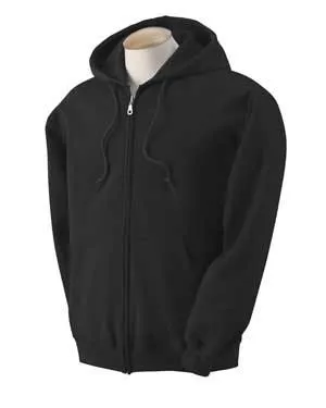 Hoodie Heavy Blend Adult Full Zip Gildan 18600 productfoto