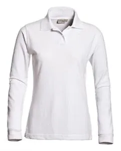 Dames polo lange mouw Santino Matt productfoto