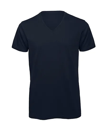 Heren T-Shirt B&C V hals Biologisch Inspire TM044 in Heren T-Shirt B&C V hals Biologisch Inspire TM044 - Navy