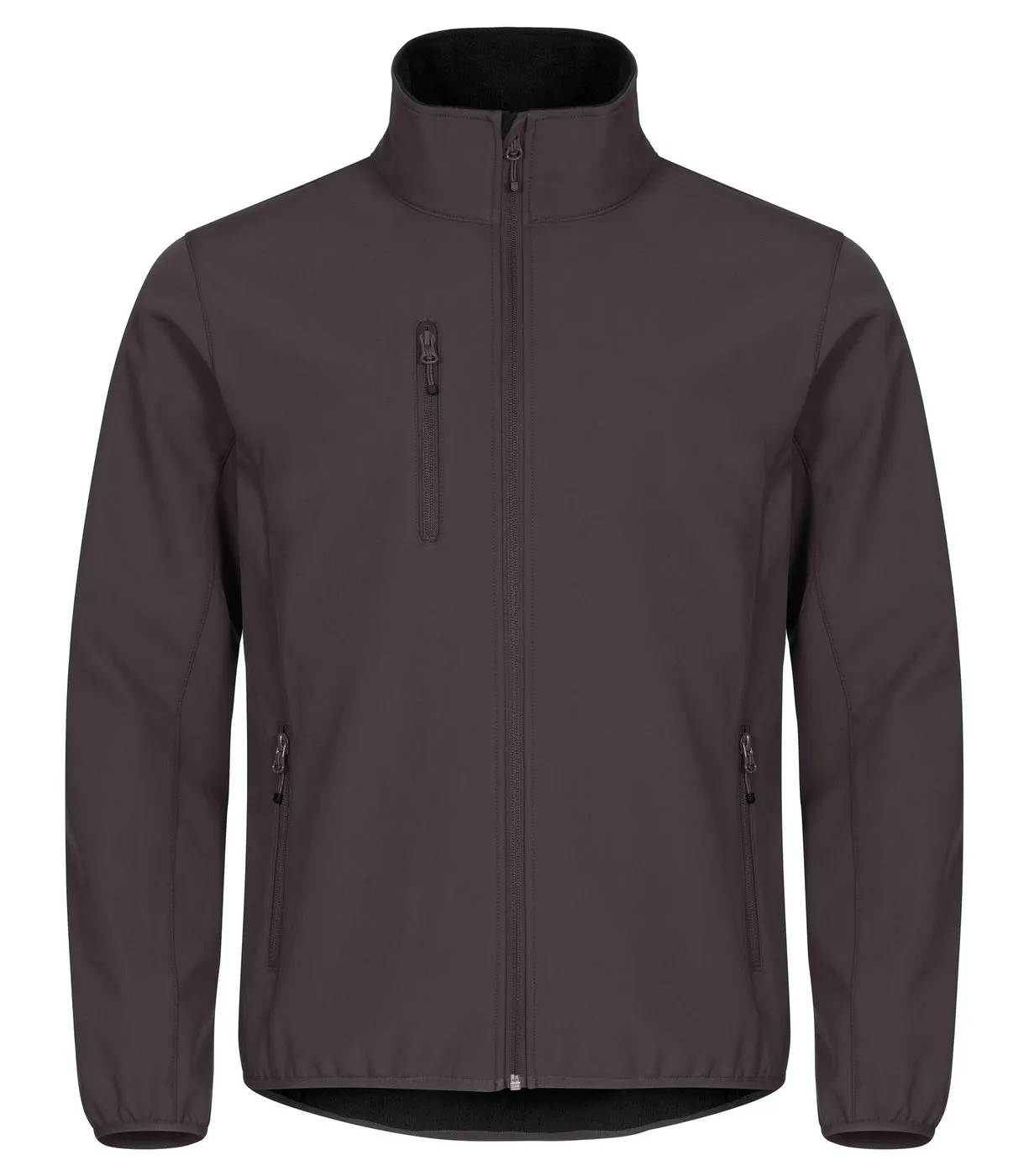 Heren Softshell Jas Clique Classic 0200910 in Heren Softshell Jas Clique Classic 0200910 donker grijs