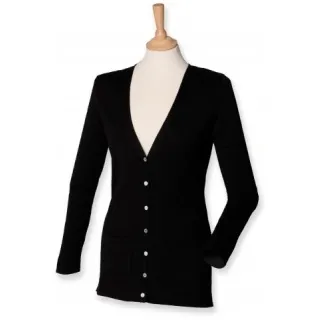 Dames vest V hals Cardigan Henbury H723 productfoto