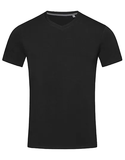Heren T-shirt V Hals Stedman Clive ST9610 in Heren T-shirt V Hals Stedman Clive ST9610 - Black Opal