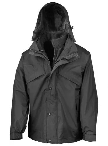 Heren Jas 3-in-1 with Fleece Result R068X productfoto