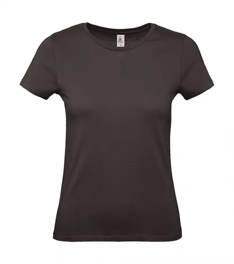 Dames T-shirt B&C E150 TW02T in Dames T-shirt B&C E150 TW02T Bear Brown