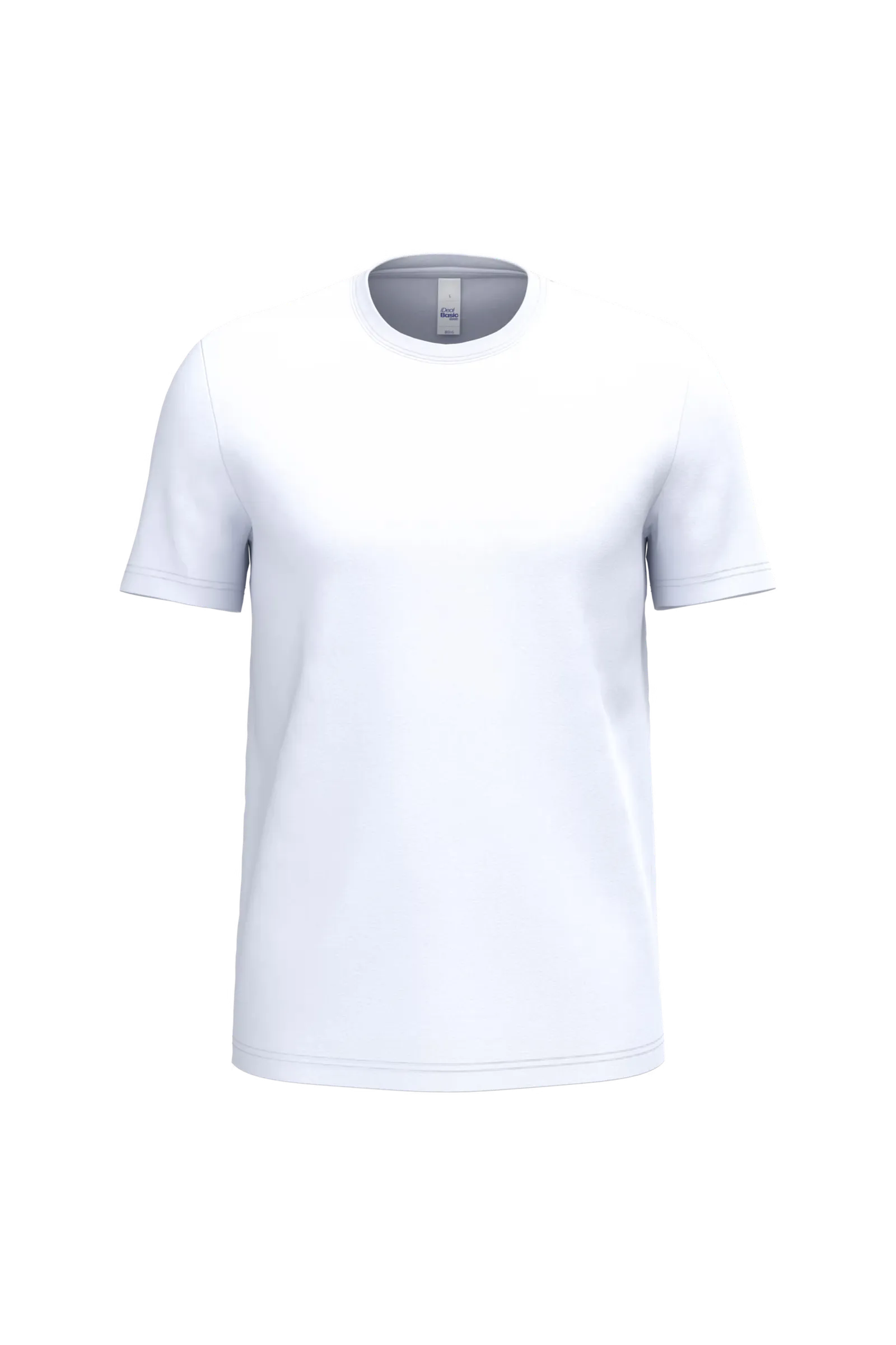 T-shirt iDeal170 uniseks T-shirt IB316 in T-shirt iDeal170 uniseks T-shirt IB316 - Ideal White