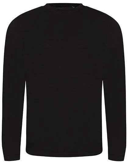 Heren T-shirt AWDis Long Sleeve Tri-Blend T productfoto