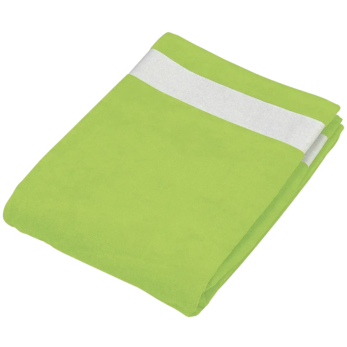 Fluwelen Strandlaken Kariban K118 in Fluwelen Strandlaken Kariban K118 LIME-WHITE