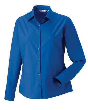 Dames blouse Poplin Russell 936F lange mouw productfoto