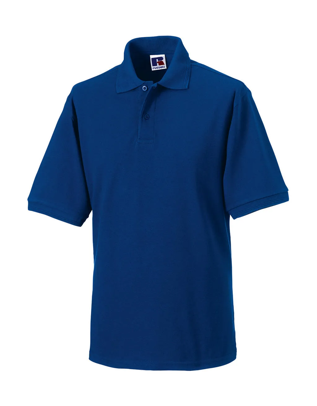 Heren Polo extra groot 5XL en 6XL Russell R-599M-0 in Heren Polo extra groot 5XL en 6XL Russell R-599M-0 Bright Royal
