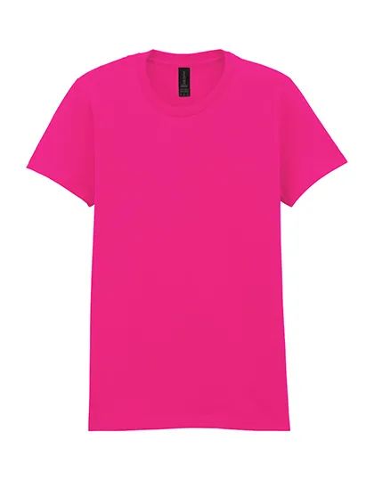 Dames T-shirt Gildan Softstyle 65000L in Dames T-shirt Gildan Softstyle 65000L - Heliconia