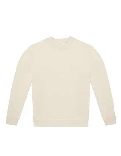 Heren Sweater B&C ID.332 Crew WG004 in Heren Sweater B&C ID.332 Crew WG004 Off White
