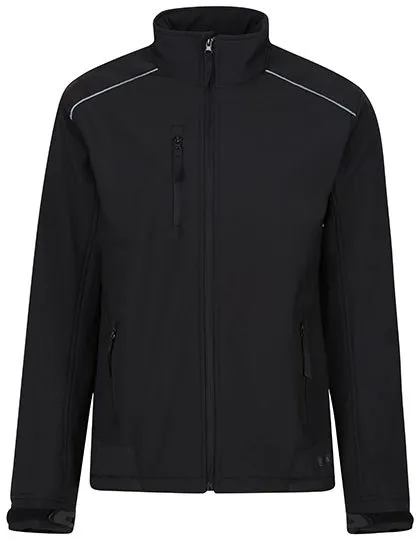 Heren Softshell Jas Regatta Sandstorm TRA651 in Heren Softshell Jas Regatta Sandstorm TRA651 Black