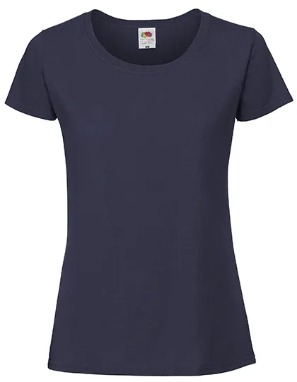Dames T-shirt Fruit of the Loom Ringspun 61-424-0 in Dames T-shirt Fruit of the Loom Ringspun 61-424-0 - Navy