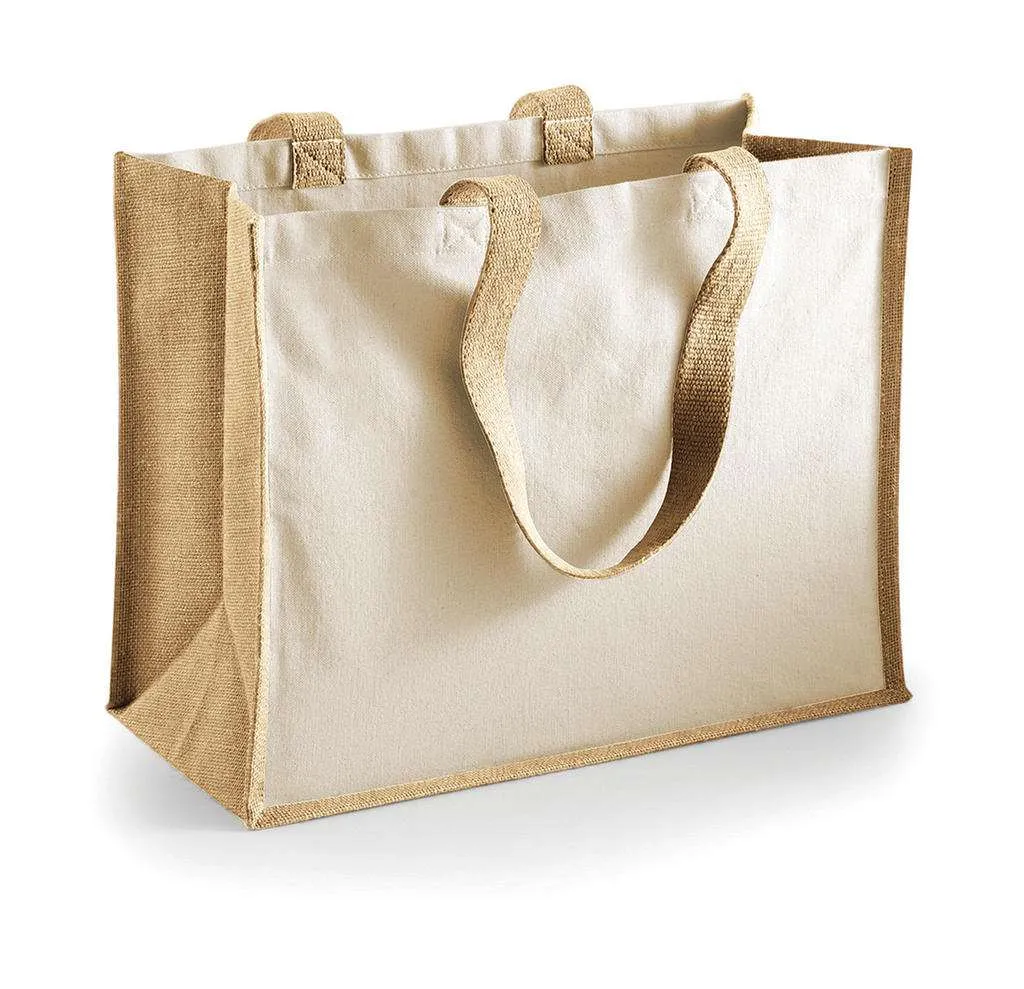 Jute Boodschappentas Westford Mill W422 in Jute Boodschappentas Westford Mill W422 Natural