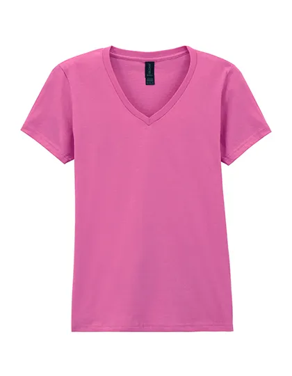 Goedkope Dames T-shirt V hals Gildan Softstyle 64V00L in Goedkope Dames T-shirt V hals Gildan Softstyle 64V00L - Azalea
