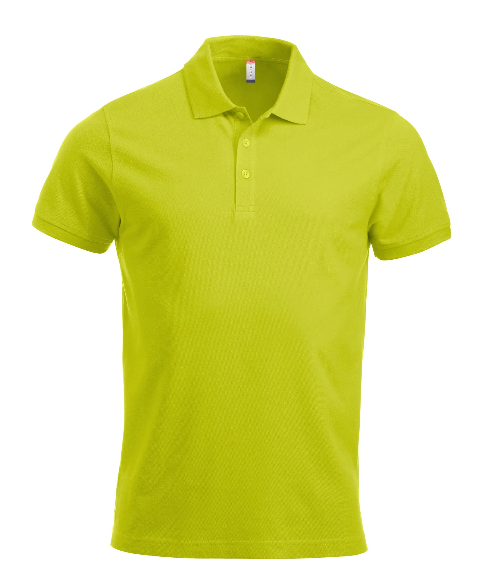 Heren Polo Clique Lincoln 028204 in Heren Polo Clique Lincoln 028204 Signaal Groen