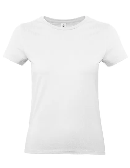 Dames T-shirt B&C E190 TW04T in Dames T-shirt B&C E190 TW04T - White
