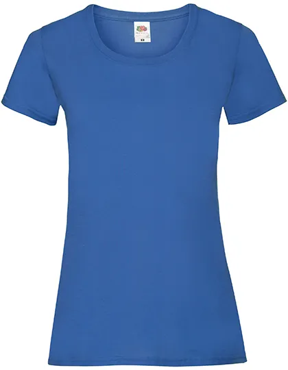 Dames T-shirts fruit of the loom value weight 61-372-0 in Dames T-shirts fruit of the loom value weight 61-372-0 - Royal Blue