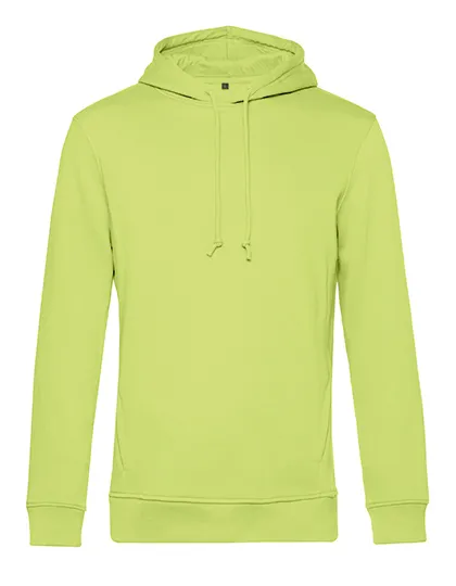 Organische Heren Hoodie B&C Inspire hooded WU33B in Organische Heren Hoodie B&C Inspire hooded WU33B - Lime