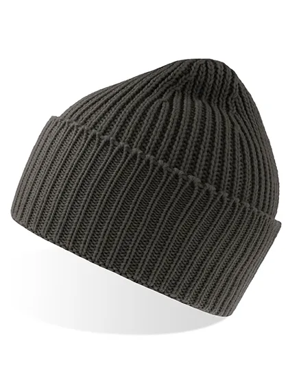 Beanie Muts Atlantis Oak OAKB in Beanie Muts Atlantis Oak OAKB Dark Grey Melange