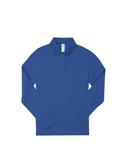Dames polo B&C My Polo 210 Long Sleeve productfoto