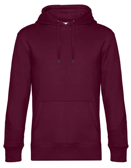 Heren Hooded Sweater B&C KING WU02K in Heren Hoodie B&C KING WU02K Dark Cherry