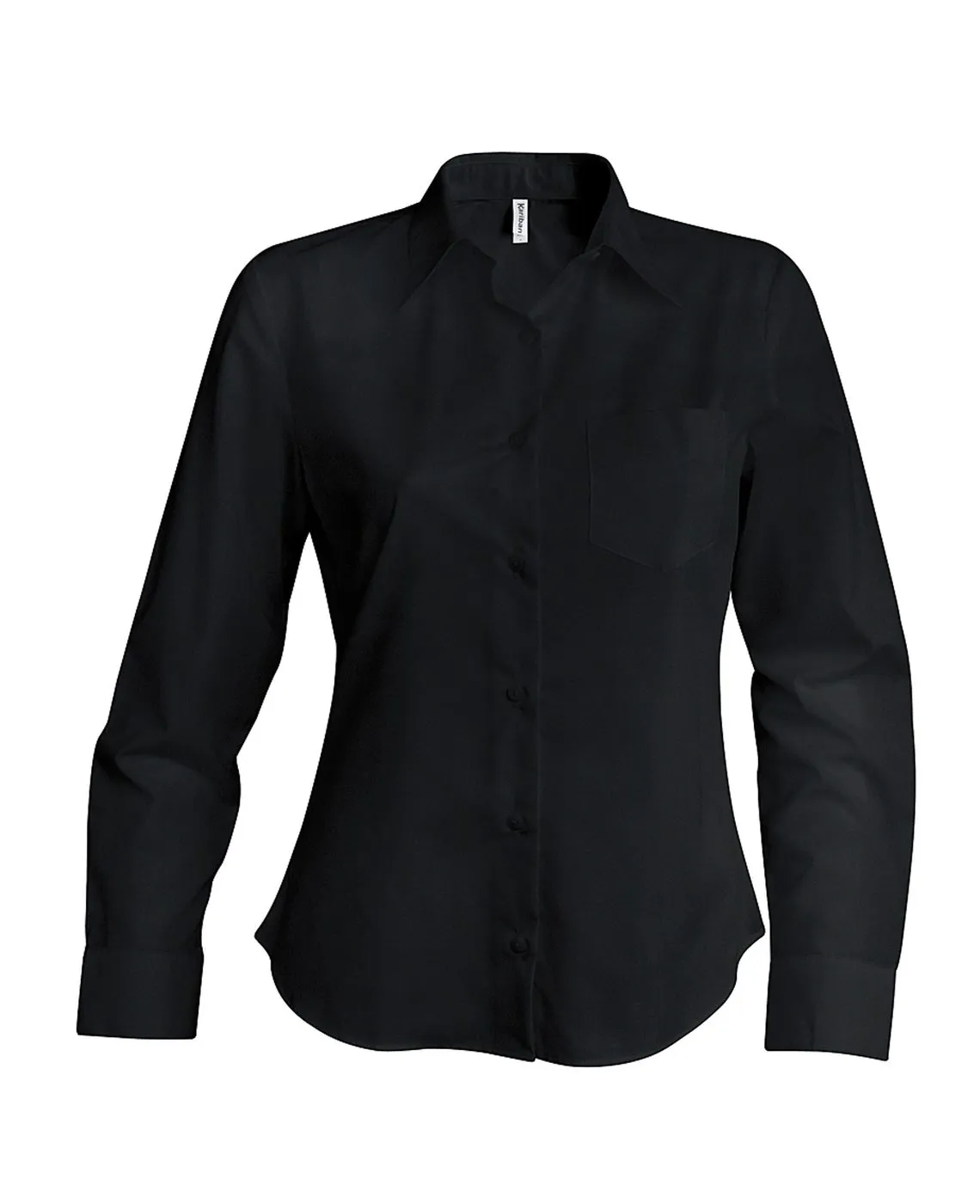 Dames blouse Kariban K542 lange mouw productfoto