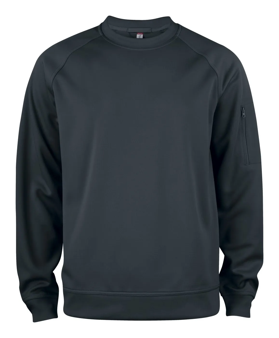 Heren Sweater Clique Basic Active 021010 in Heren Sweater Clique Basic Zwart